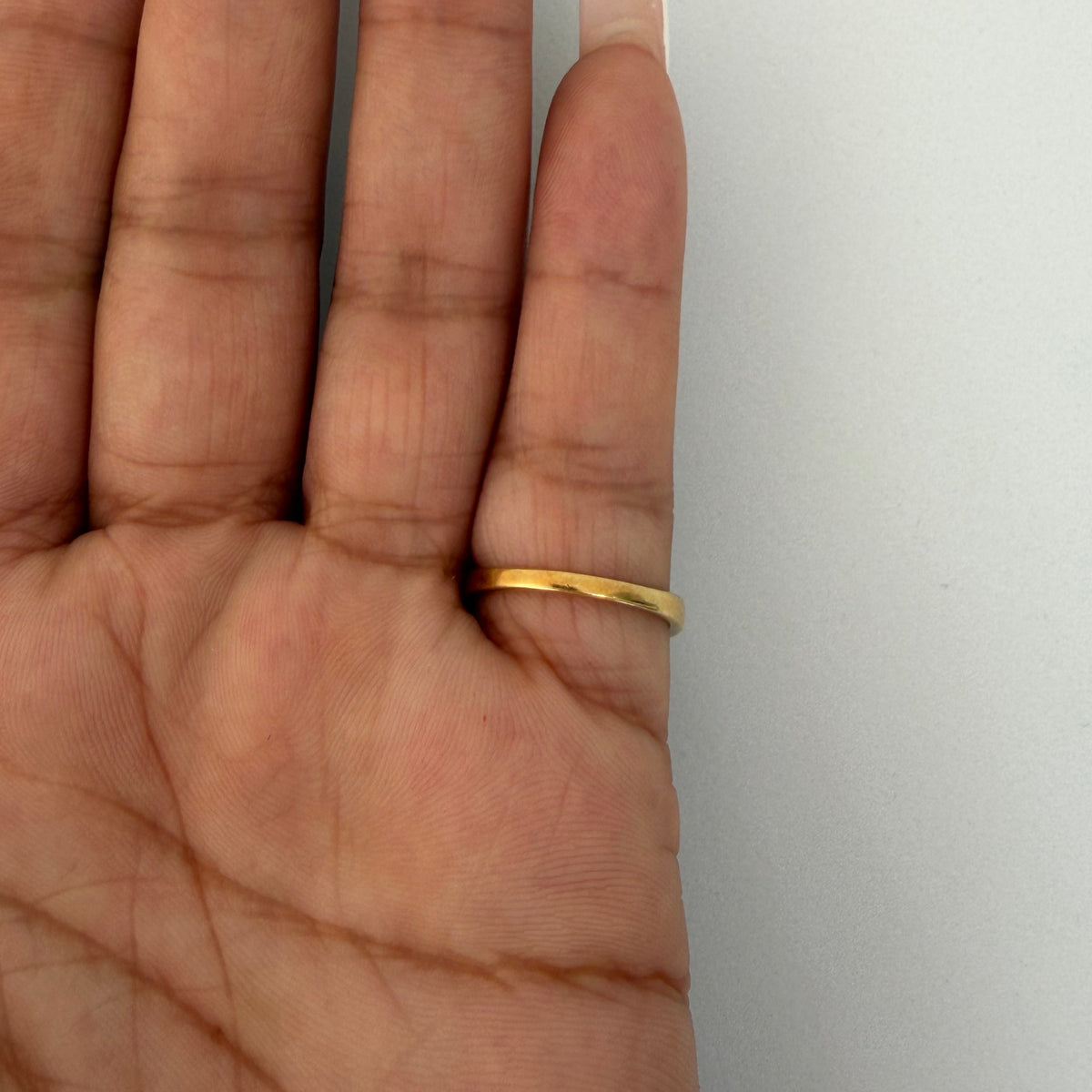 Vintage Half Eternity Diamond Ring (18k Yellow Gold)