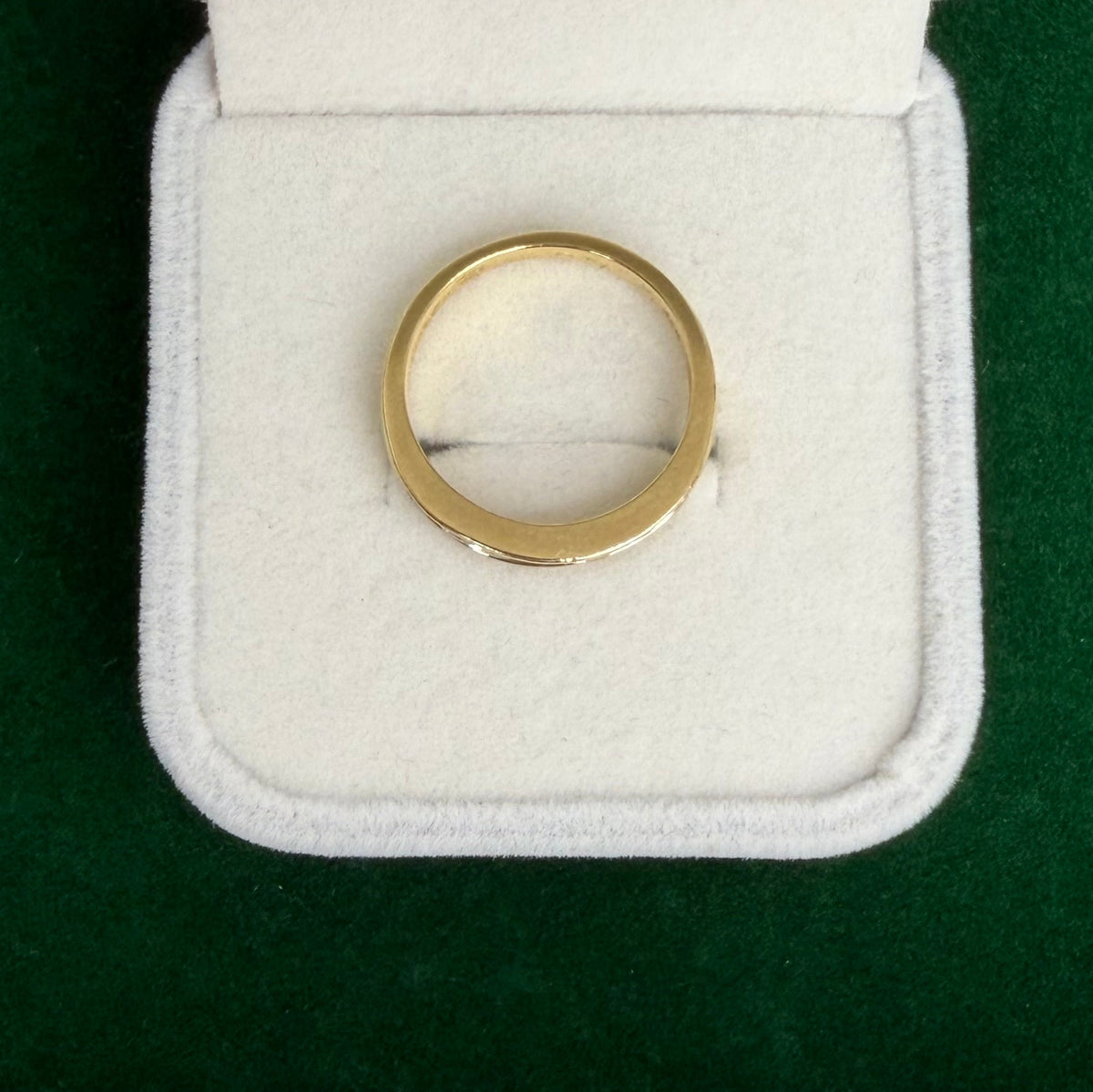 Vintage 7 Stone Half Eternity Diamond Ring (18k Yellow Gold)