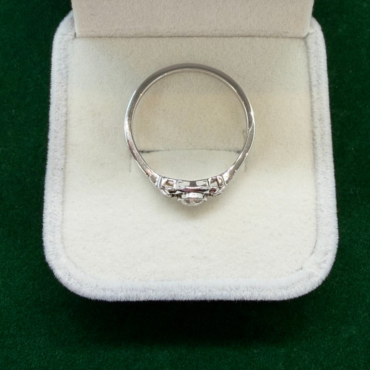 Round Cut 0.40ct Diamond Ring (14k White Gold)