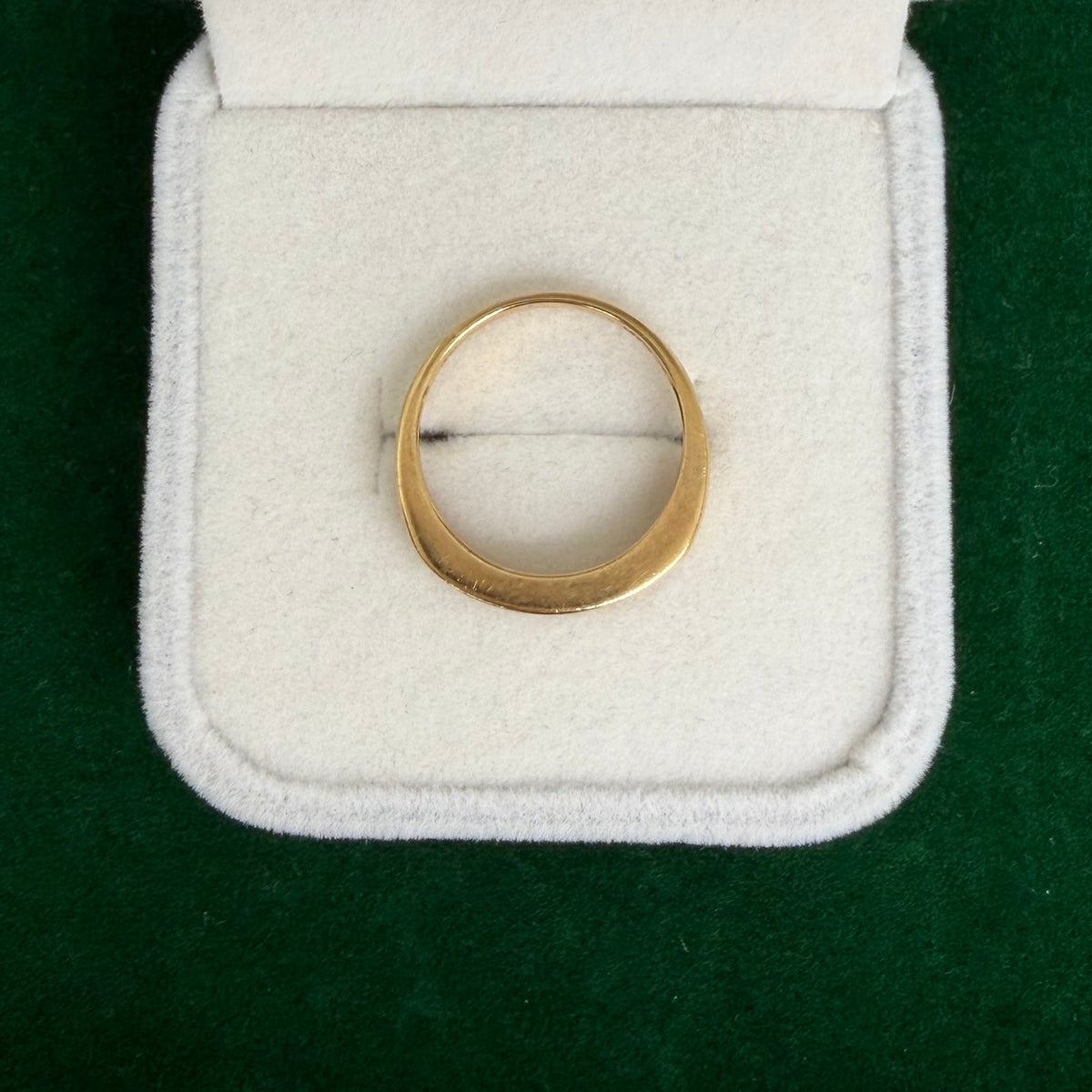 Vintage Half Eternity Diamond Ring (18k Yellow Gold)