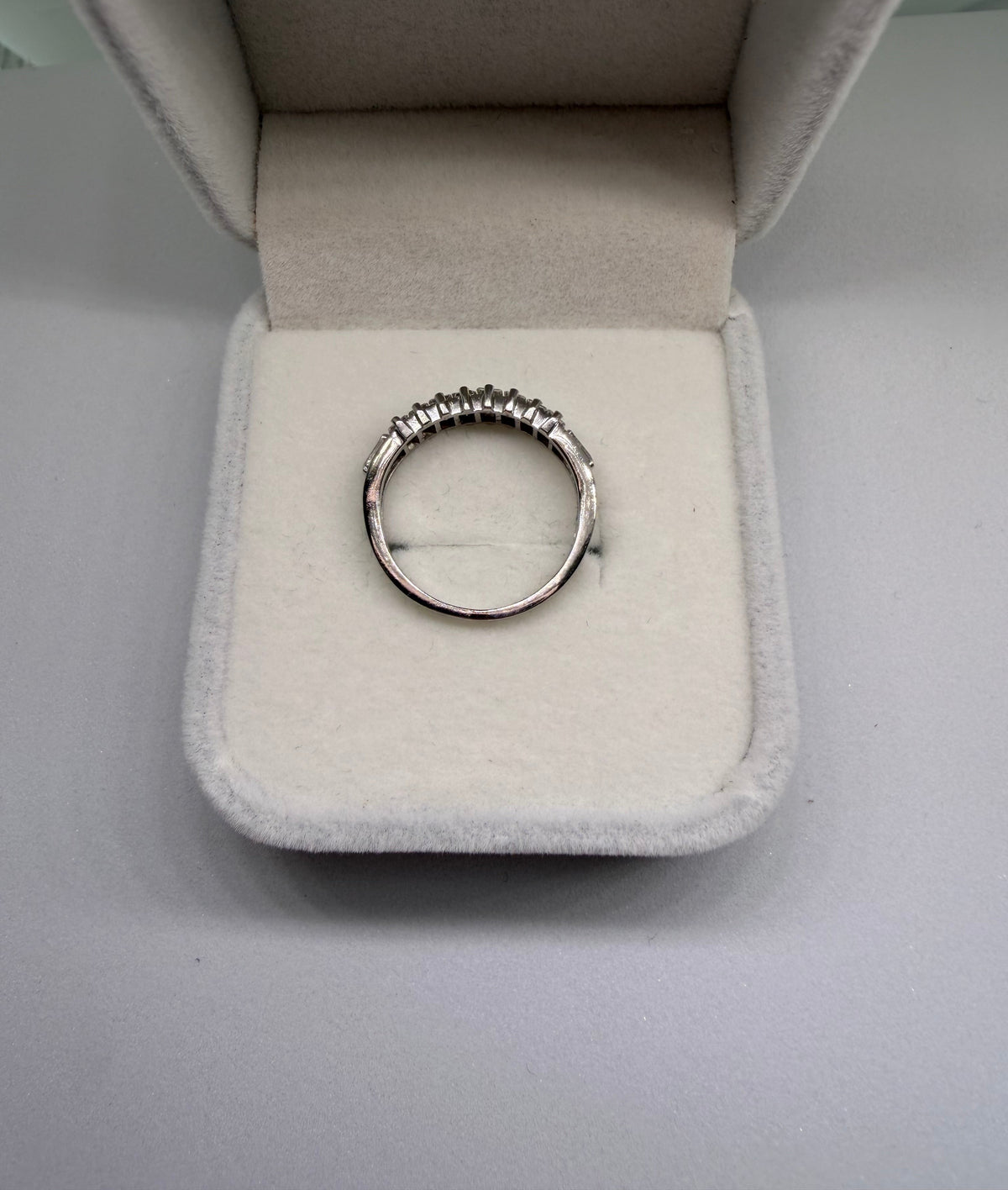 Baguette Diamond Platinum Ring