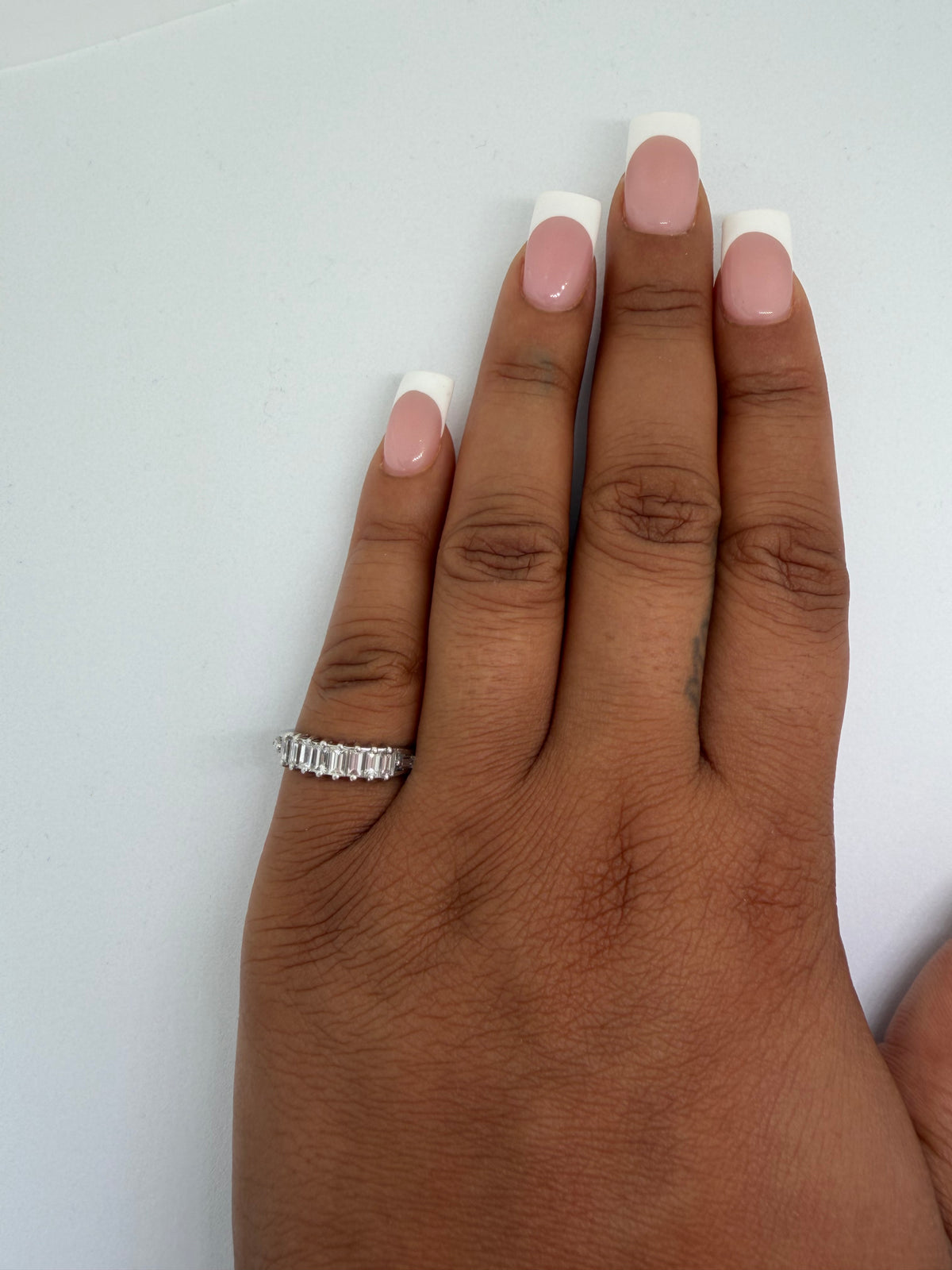 Baguette Diamond Platinum Ring