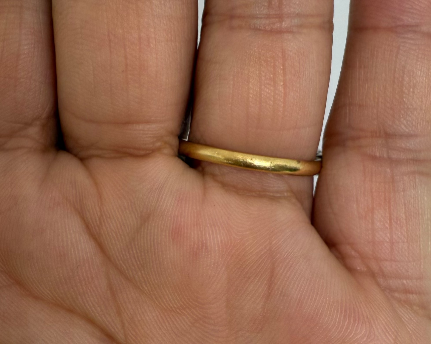 18ct Yellow Gold & Platinum 5 Stone Diamond (Old Cut) Ring